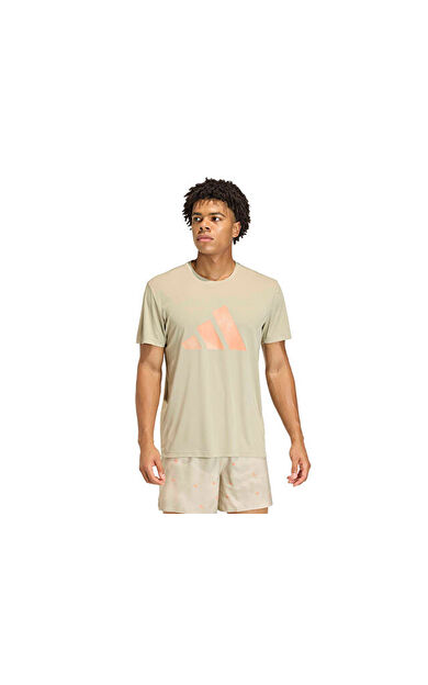 Adidas Run Ess Bl T M Erkek Koşu Tişörtü KC4274 Haki