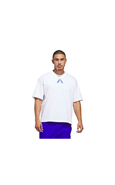 Adidas Anted Bt2 Tee Erkek Basketbol Tişörtü KC5670 Beyaz