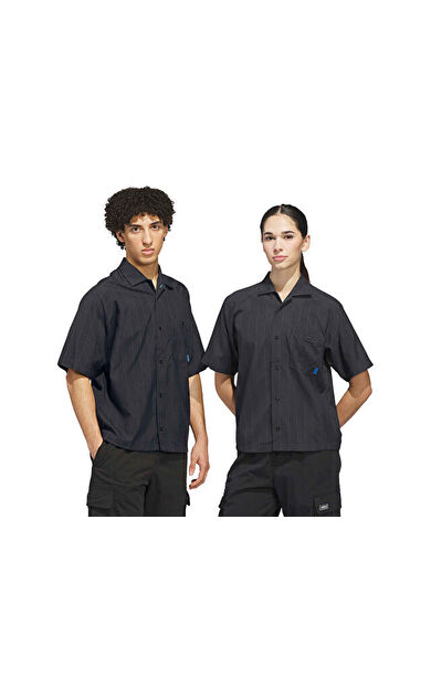 Adidas Skt Lines Bu Unisex Günlük Gömlek KC6300 Siyah