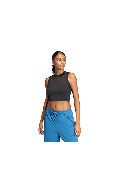 Adidas W Z.N.E. Tnk Kadın Günlük Crop Üst KC7762 Siyah