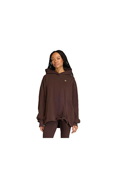 Adidas P Ess Hd Kadın Günlük Sweatshirts KC8862 Kahverengi