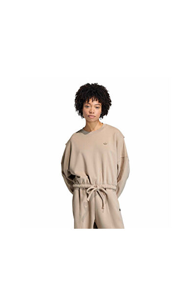 Adidas P Ess Os Crw Kadın Günlük Sweatshirts KC8866 Haki