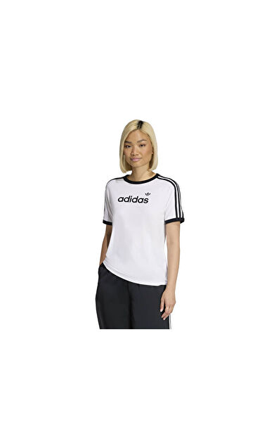 Adidas Linear Tee Kadın Günlük Tişört KC9012 Beyaz