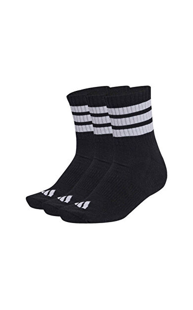 Adidas 3S Ess C Mid 3P Çorap (3 Çift) KC9617 Siyah