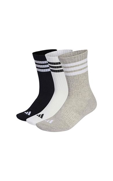 Adidas 3S Ess C Crw 3P Çorap (3 Çift) KC9640Çok Renkli