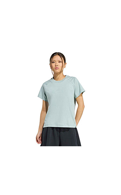 Adidas W Sl Reg T Kadın Günlük Tişört KC9820 Yeşil