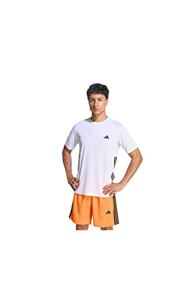 Adidas WE BAS 3S T Erkek Antrenman Tişörtü KD0699 Beyaz