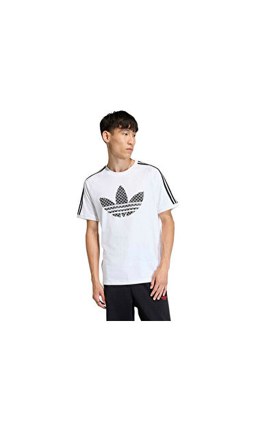 Adidas Monogram 3S T Erkek Günlük Tişört KD1360 Beyaz