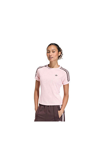 Adidas Tt Cali Tee Kadın Günlük Tişört KD1410 Pembe