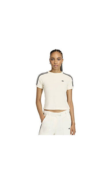 Adidas Tt Cali Tee Kadın Günlük Tişört KD1411 Beyaz