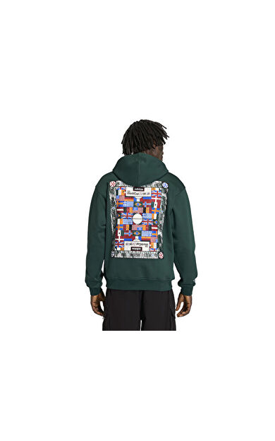 Adidas Flag Gfx Hd Erkek Günlük Sweatshirts KD1436 Yeşil