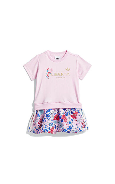 Adidas Dress Set Çocuk Günlük Elbise KD1729 Pembe