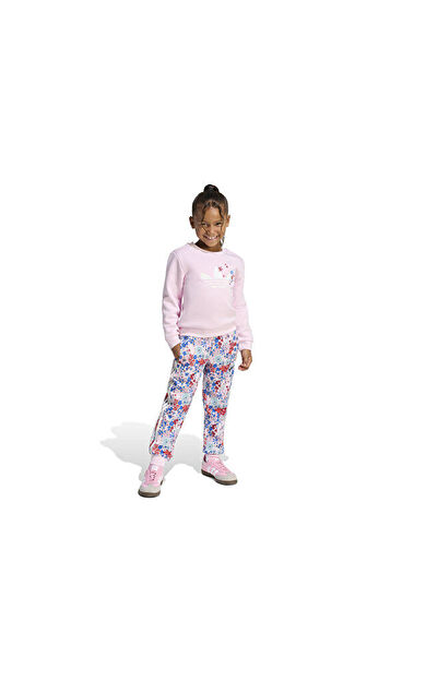 Adidas Crew Set Çocuk Günlük Eşofman Takımı KD1750 Pembe