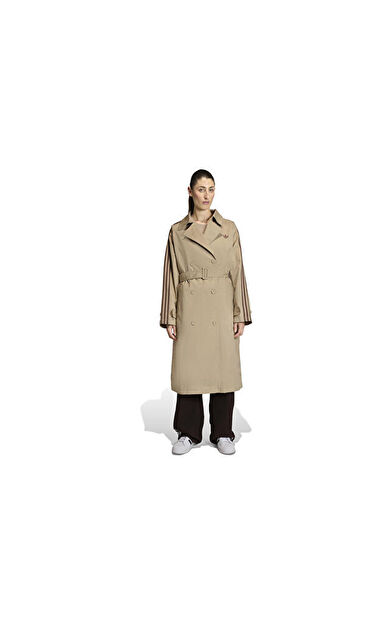 Adidas Trench Ct Tw Kadın Günlük Trençkot KD3734 Kahverengi