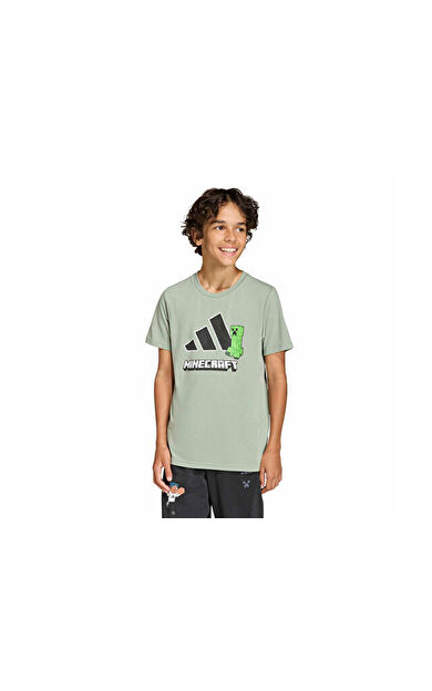Adidas J Mc Tr Tee Çocuk Günlük Tişört KD6873 Yeşil