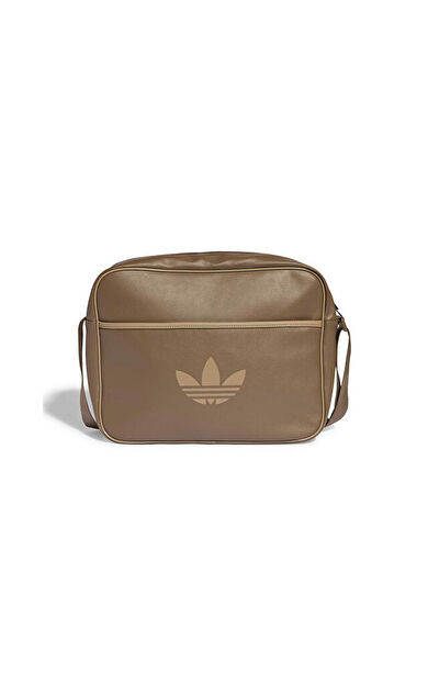 Adidas Airliner Omuz Çantası-En: 39 cm, Boy: 30 cm, Derinlik: 10 cm KD7847 Kahverengi