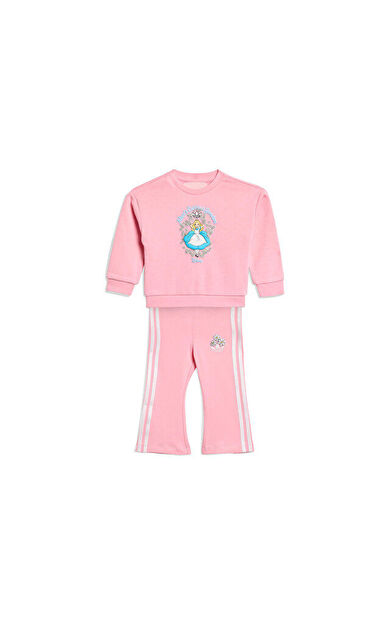 Adidas Crew Set Bebek Günlük Eşofman Takımı KE0479 Pembe