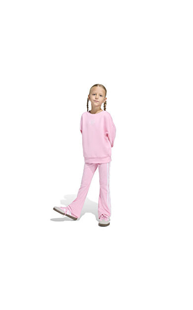 Adidas Crew Set Çocuk Günlük Eşofman Takımı KE0485 Pembe