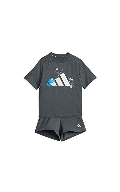 Adidas i Trnstr T Set Bebek Günlük Eşofman Takımı KE0753 Gri