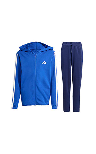 Adidas J 3S FT TS 220 Çocuk Günlük Eşofman Takımı KE0990 Mavi