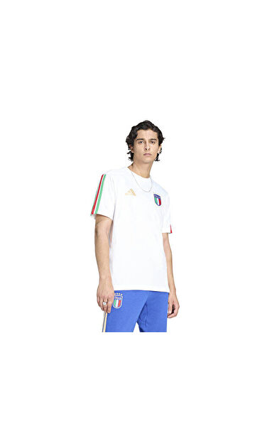 Adidas Figc Dna Tee Erkek Futbol Tişörtü KE1217 Beyaz
