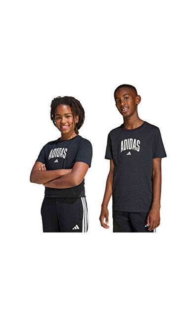 Adidas J Colleg T Çocuk Günlük Tişört KE1348 Siyah