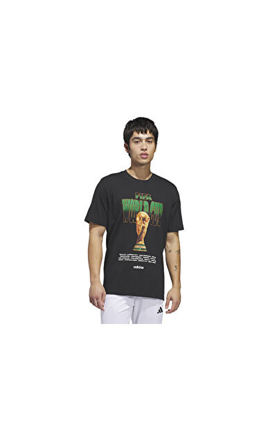 Adidas M Wc Tour Tee 2 Erkek Futbol Tişörtü KE1809 Siyah