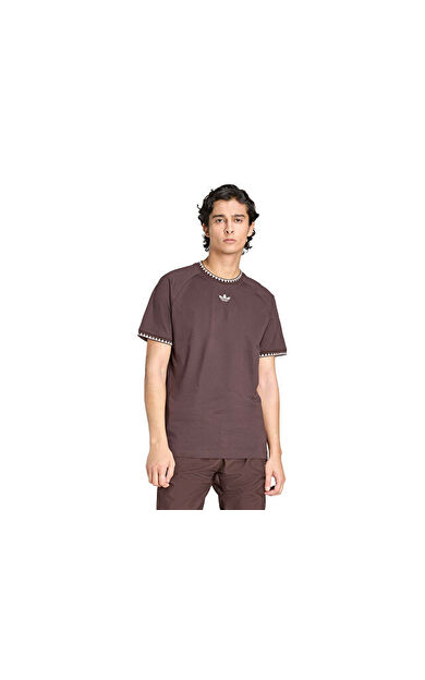Adidas Chest Str Ss T Erkek Günlük Tişört KE2170 Kahverengi