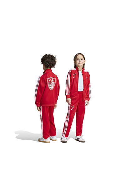Adidas Firebird Ts Çocuk Günlük Eşofman Takımı KE3880 Kırmızı