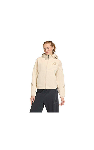 Adidas W Z.N.E. Fz Kadın Günlük Ceket KE4746 Krem