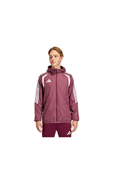 Adidas Tiro26C Aw Jkt Erkek Futbol Antrenman Yağmurluk KE9317 Kırmızı