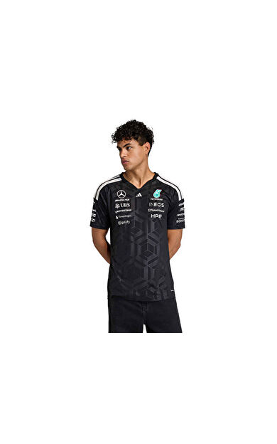 Adidas MERCEDES DR JSY M Erkek Pilot Forması KF0161 Siyah