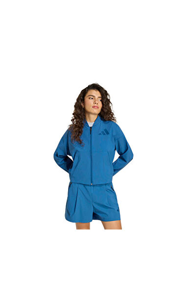 Adidas W Z.N.E. Wv Bom Kadın Günlük Ceket KF1822 Mavi
