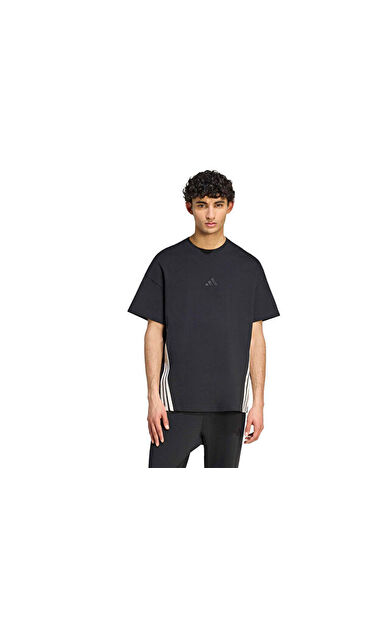 Adidas M AK 3S TEE LO Erkek Günlük Tişört KF2428 Siyah