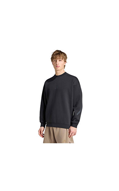 Adidas M Z.N.E. CRW Erkek Günlük Sweatshirt KF3771 Siyah