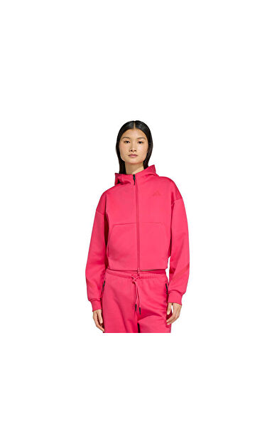 Adidas W Z.N.E. CR FZ Kadın Günlük Ceket KF6393 Pembe