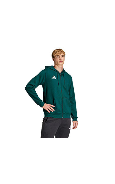 Adidas Ent26 Fz Hood Erkek Futbol Kamp Ceketi KF8965 Yeşil