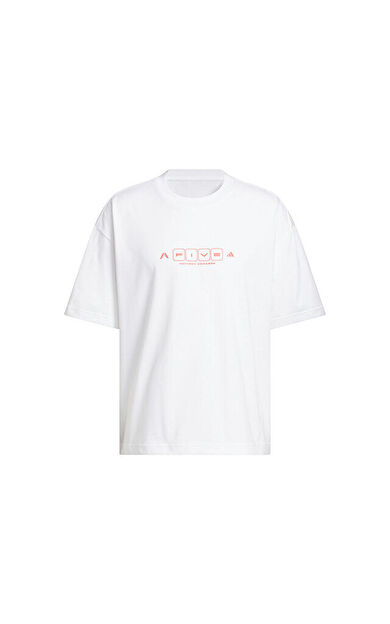 Adidas Anted Wo5 Tee Erkek Basketbol Tişörtü KF8975 Beyaz