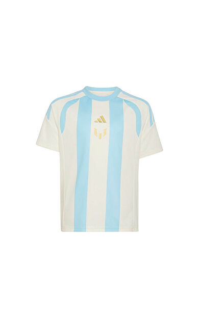 Adidas MESSI TR JSY Y Çocuk Futbol Forması KG3567 Beyaz