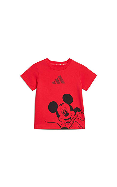 Adidas I DISNEY MICKEY MOUSE TEE Bebek Günlük Tişört KG6111 Kırmızı