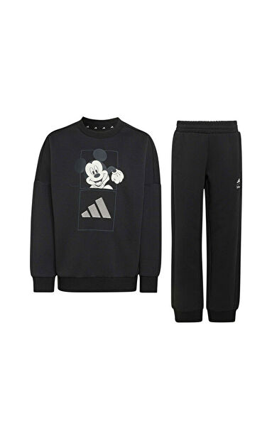 Adidas LK DISNEY MICKEY MOUSE JOG Çocuk Günlük Eşofman Takımı KG6127 Siyah