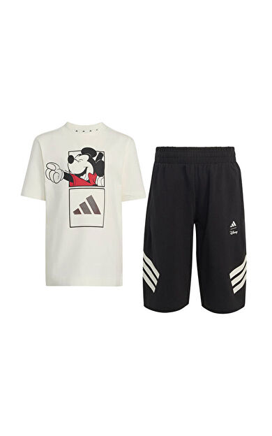 Adidas LK DISNEY MICKEY MOUSE T SET Çocuk Günlük Eşofman Takımı KG6128 Beyaz