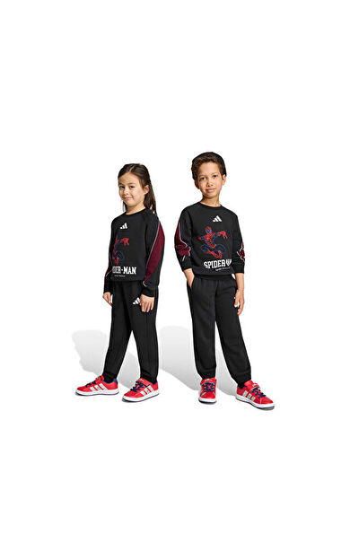 Adidas LK MARVEL SPIDER-MAN JOG Çocuk Günlük Eşofman Takımı KG6138 Siyah