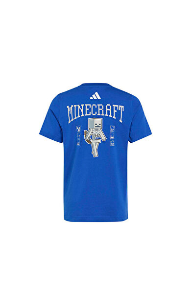 Adidas J MINECRAFT TEE Çocuk Günlük Tişört KH3201 Mavi