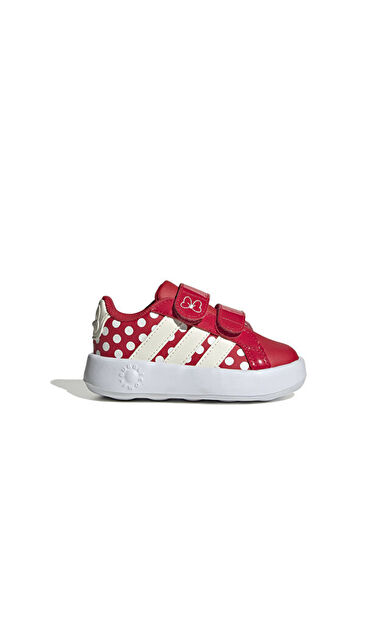 Adidas GRAND COURT DISNEY MINNIE MOUSE CF I Bebek Günlük Ayakkabı KI9184 Kırmızı