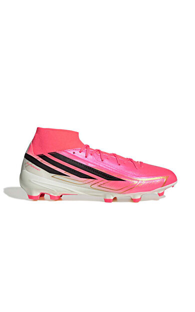 Adidas F50 HYPERFAST LEAGUE MID FG Unisex Çim Zemin Kramponu KJ6714 Turuncu