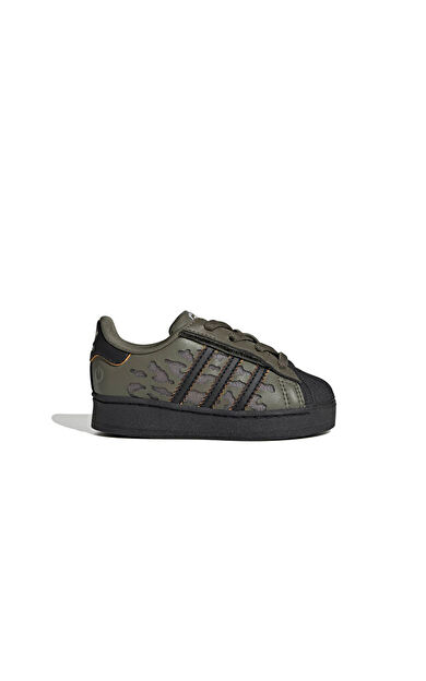Adidas SUPERSTAR LED LIGHTS CF EL I Bebek Günlük Işıklı Ayakkabı KJ6799 Gri