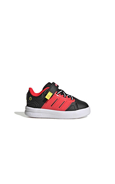 Adidas LIGHTORAMA COURT EL I Bebek Günlük Işıklı Ayakkabı KJ7002 Siyah