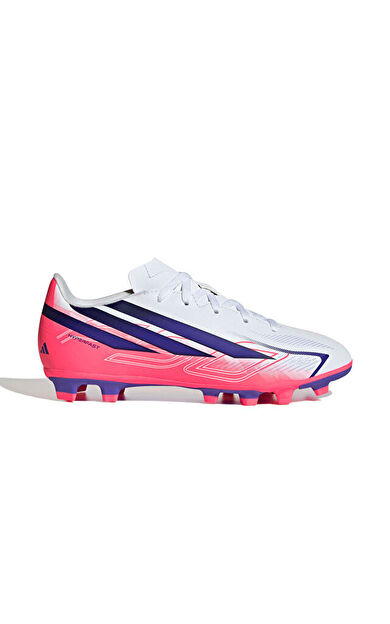 Adidas F50 HYPERFAST CLUB FG/MG J Genç Çoklu Çim Zemin Kramponu KK1308 Beyaz