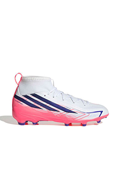 Adidas F50 HYPERFAST LEAGUE MID FG J Genç Çim Zemin Kramponu KK1316 Beyaz